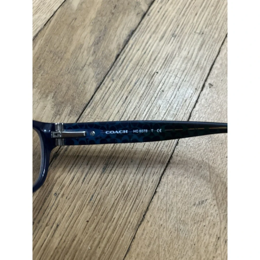 Coach Eyeglasses HC 6078 5397 Milky Navy 54 16 135 Blue Gold FRAME ONLY